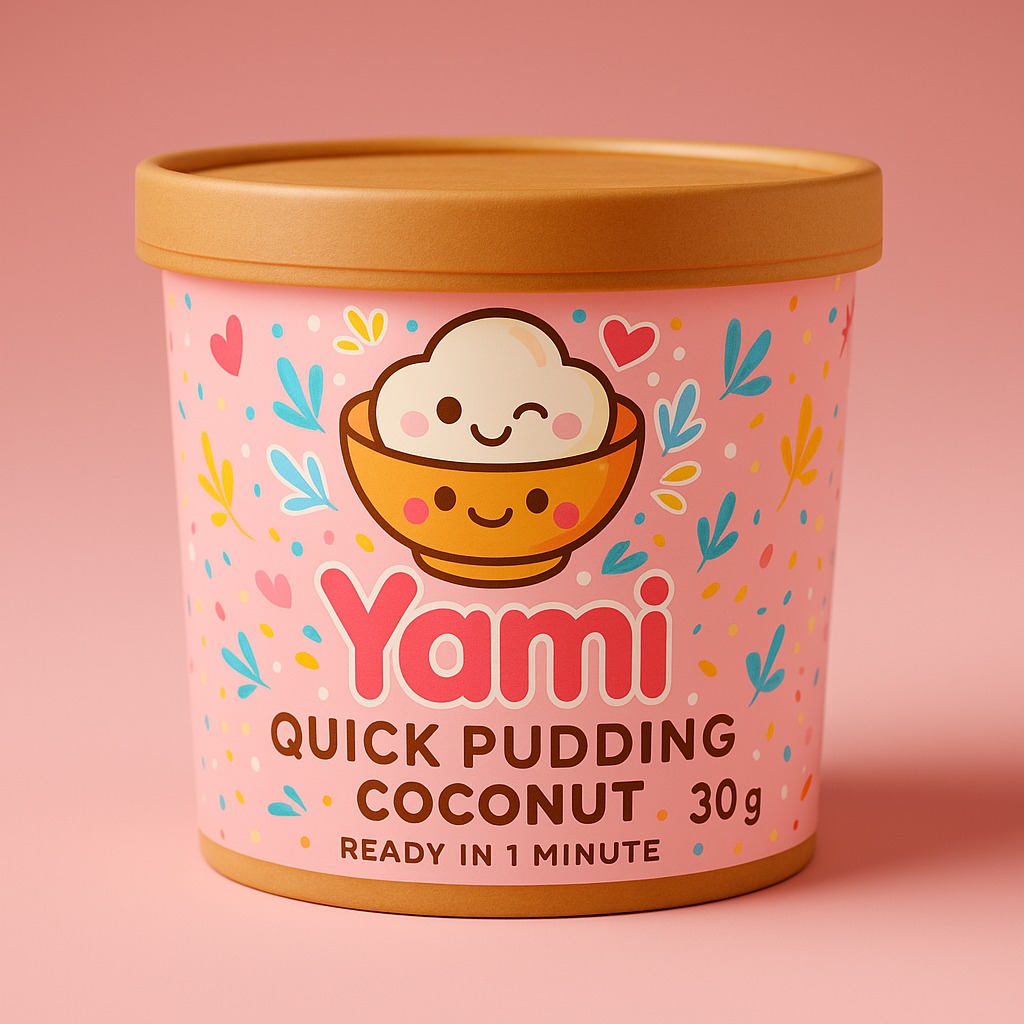 Yami Quick Pudding product concept